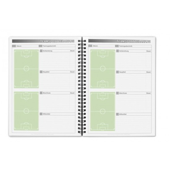 Training planner Voetbal - 100 pagina's (Set 5 stuks)