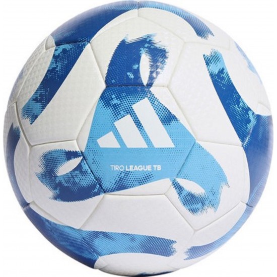 Training Bal Adidas Tiro League Thermal Bonded Blauw/Wit - Maat 5