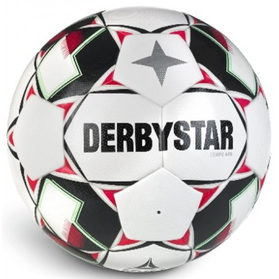 Training Bal Derbystar Tempo TT Wit/Groen - Maat 5