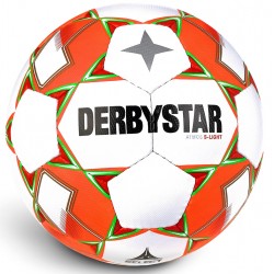 Training Bal Derbystar Atmos Super Light AG Wit/Oranje/Rood (kunstgras) - Maat 5