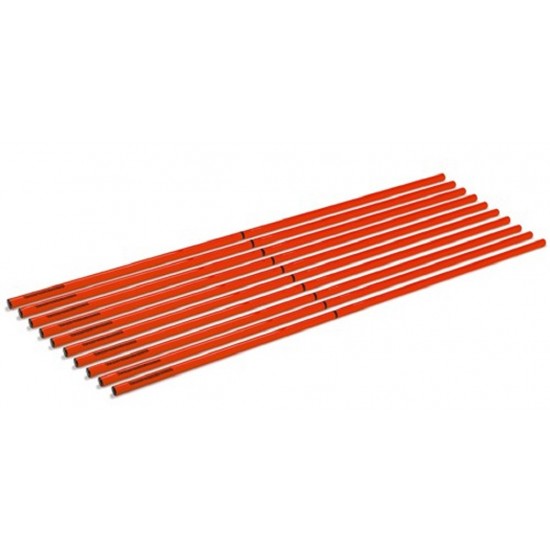 Slalom stangen 2-delig 32mm - 170 cm (Rood)