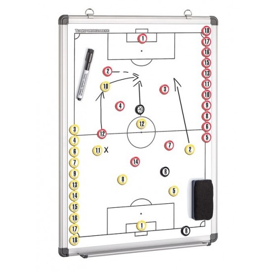 Magnetisch Coachbord Voetbal Enkelzijdig 45x60cm