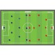 Magnetisch Coachbord Voetbal 90x60cm